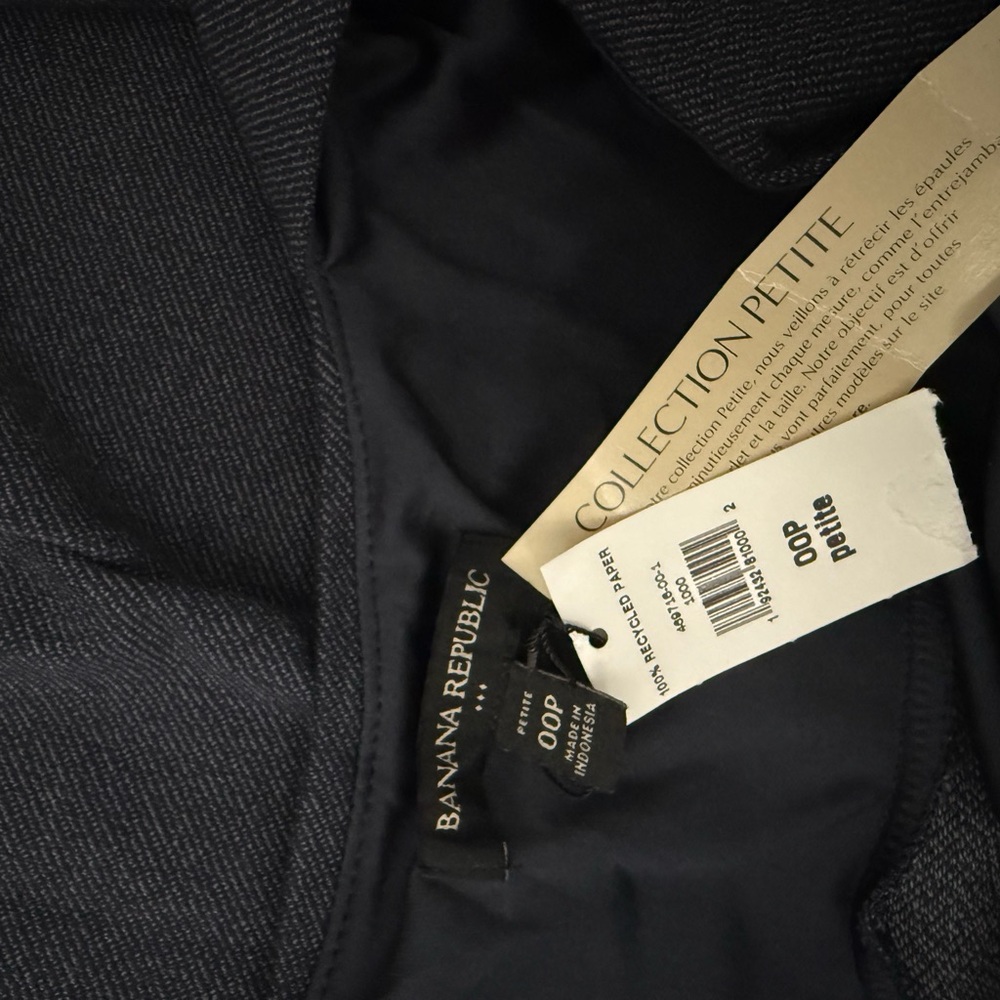 Banana Republic Factory Black Sheath Midi Dress Square Neck Sleeveless. Petite - Picture 10 of 10